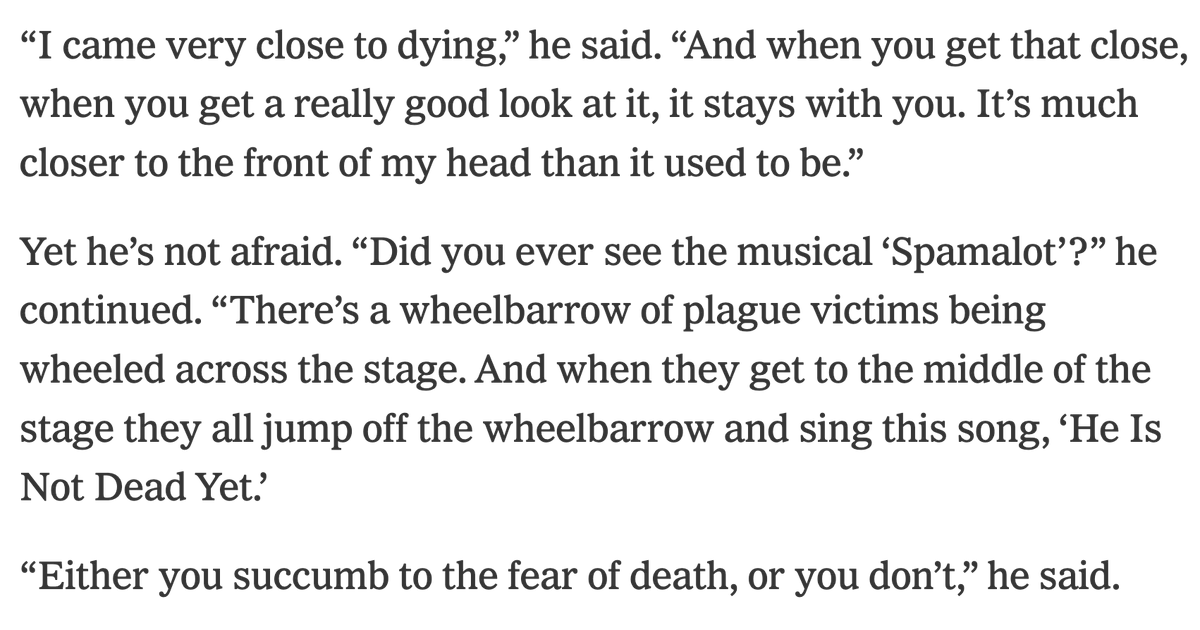 Of course, Salman Rushdie mentions @EricIdle's #Spamalot nytimes.com/2024/04/14/boo…