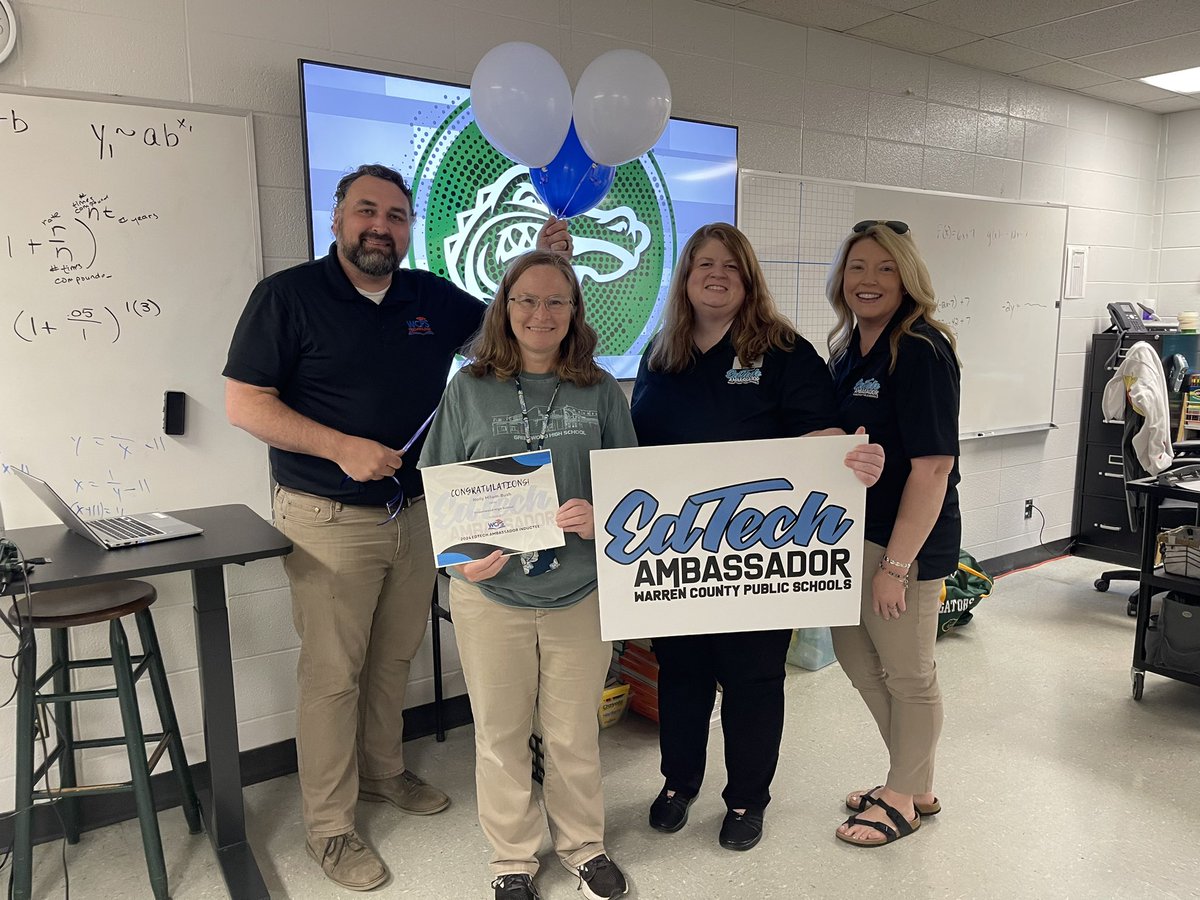 wcpstech's tweet photo. Congrats to @GwoodHS Holly Milam-Bush for being selected for the 24-25 @wcpstech EdTech Ambassador Cohort! #wcpsETAs @WarrenCoSchools https://t.co/6EmUrDQEDA