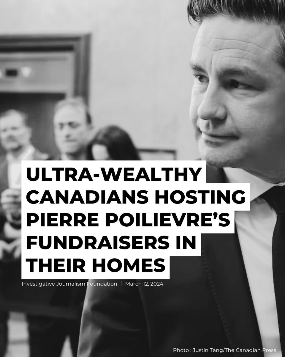 Billionaires are opening their mansions and wallets for Pierre Poilievre. He'll make them richer, and you'll pay for it.