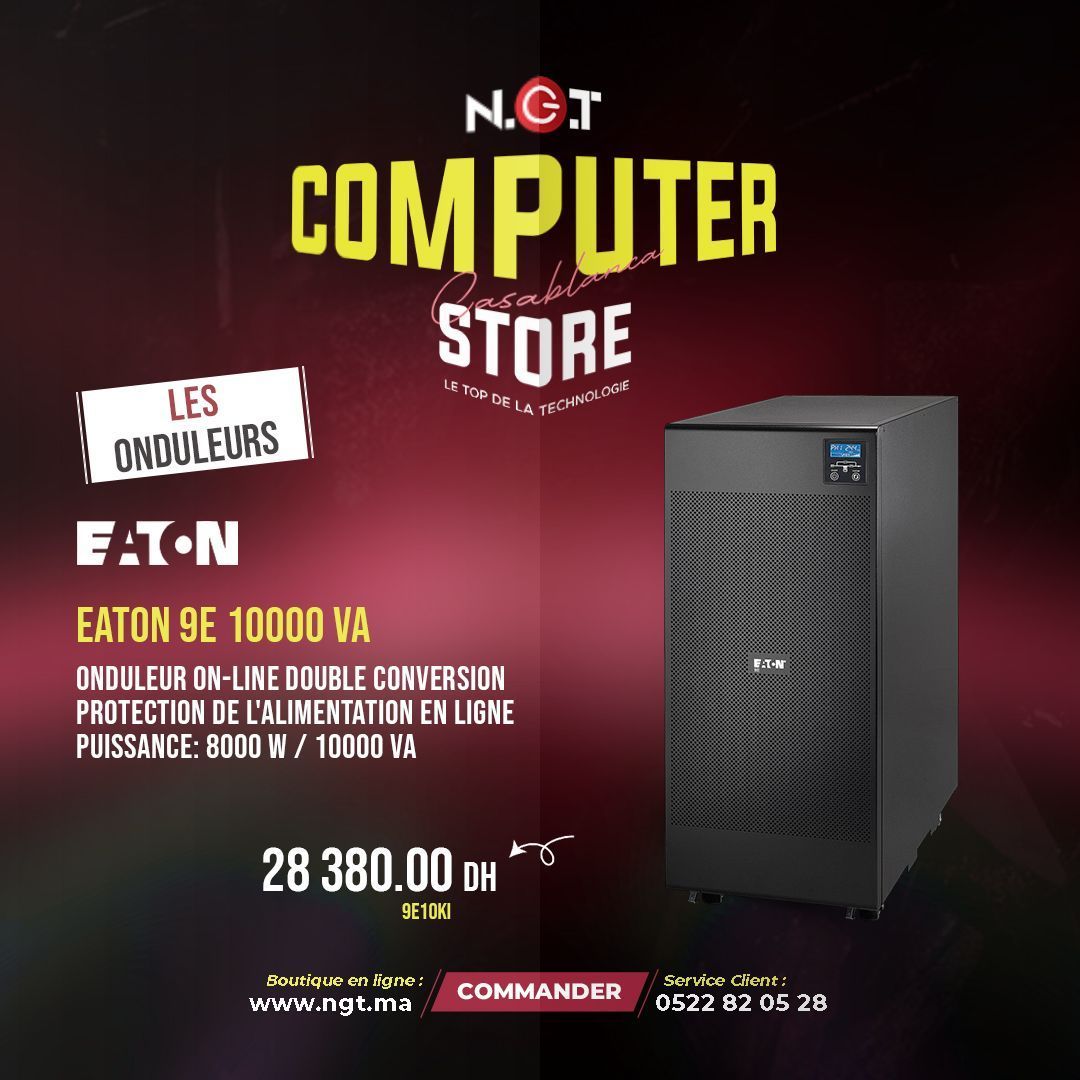 NGTMaroc's tweet photo. Faites le Choix de la Qualité et de la Fiabilité avec NGT et #Eaton.
Découvrez notre #Onduleur Online Eaton 9E 10kVA 1:1 et 3:1 (9E10KI)
🔗 https://t.co/ElaomYziCW
0522820729 / 0522820528
contact@ngt.ma
#Casablanca #Maroc #EatonMaroc #Onduleurs #OnduleurMaroc #OnduleursMaroc https://t.co/KfMcWlqzbu