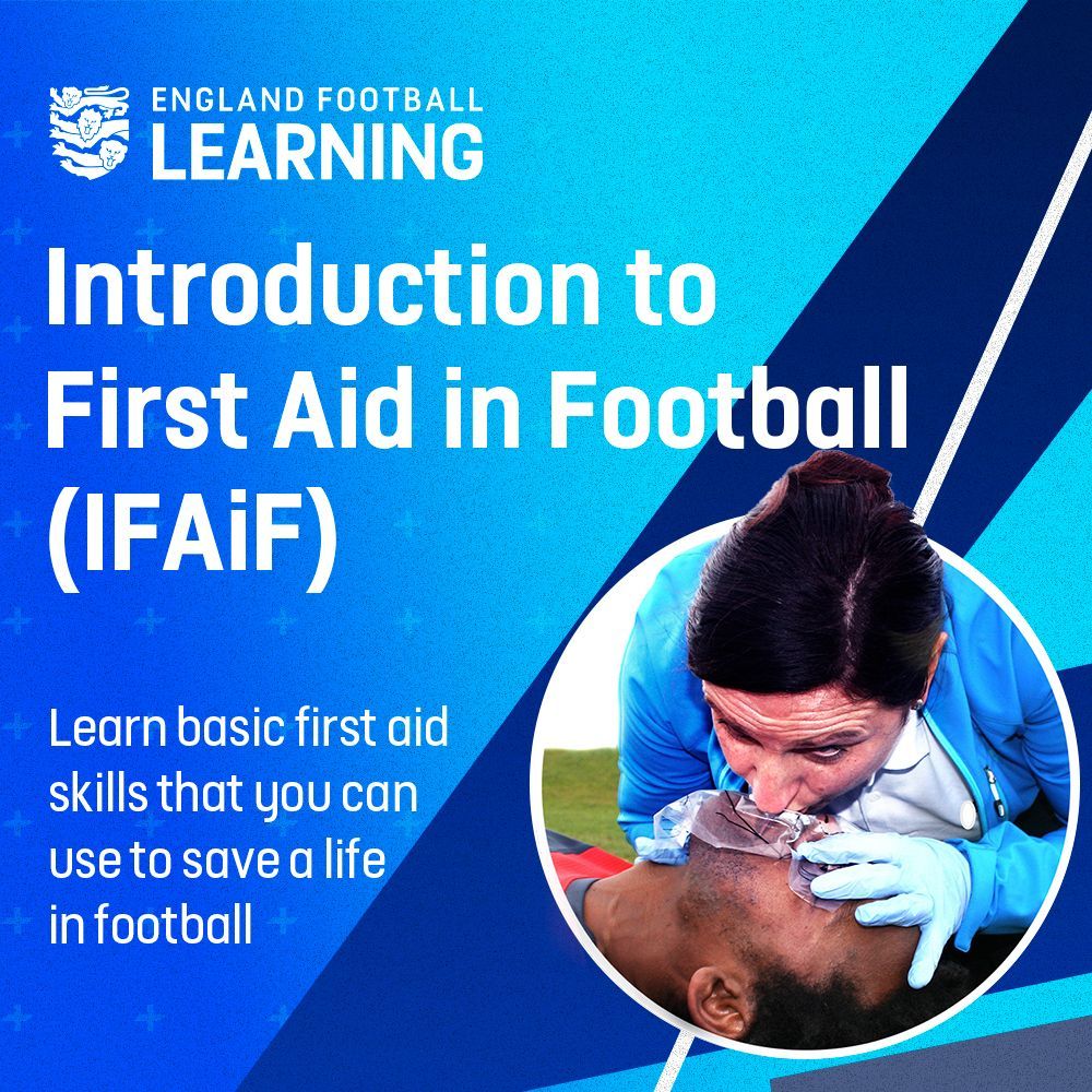 Be prepared for medical emergencies 📣 Introduction to #FirstAid in #Football is an online course suitable for anyone looking to develop their knowledge and understanding of medical care for players of all ages ⬇️ buff.ly/3RV2qyk