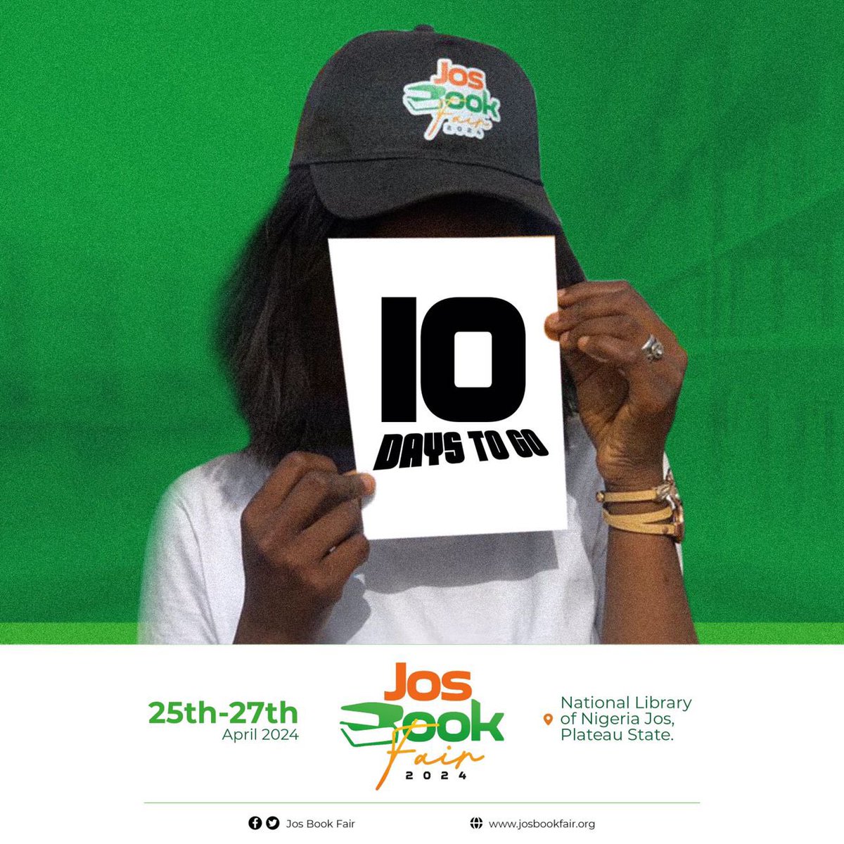 josbookfair01's tweet photo. Drum roll🤩🤩 
Let the countdown begin🥳🥳
See you on the 25th of April 2024☺️

#cmli  #booksarebridges  #josbookfair  #josbookfair2024 https://t.co/ZGrxsGX0RS