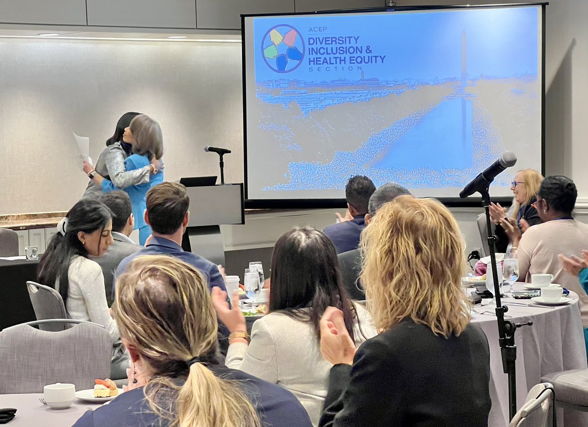 .@RepLBR joins ACEP’s Diversity Inclusion &amp; Health Equity section for a lunch and learn

#LAC24