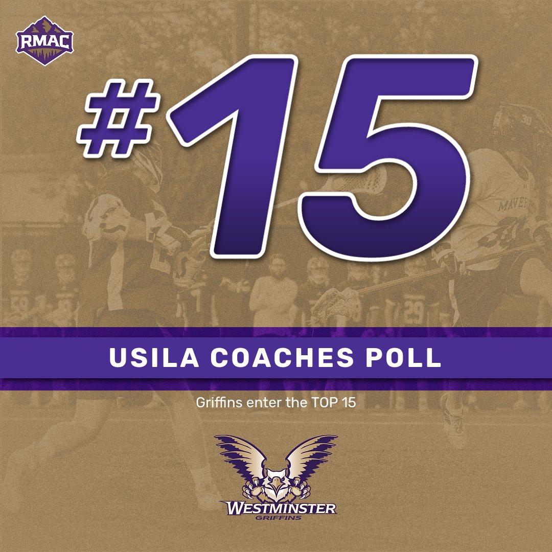 WUGriffins's tweet photo. Westminster Men's Lacrosse moves up the polls after their victory over Colorado Mesa. https://t.co/W1Pnt916R0