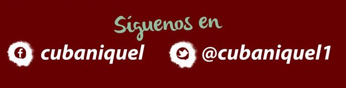 BatistaYulaidis's tweet photo. ¿Qué tal si seguimos a @cubaniquel1 que por cierto estamos en 40 aniversario y de paso nos felicitas?
#40AniversarioOSDECubaníquel
#CubaníquelProduciendoConIngenioyVisióndeFuturo
#MoaTrabajayEnaltece #MoaTrbajandoDuroyHalandoParejo
#PCCMoa 
Sí por #Cuba https://t.co/4dXWquMUAE