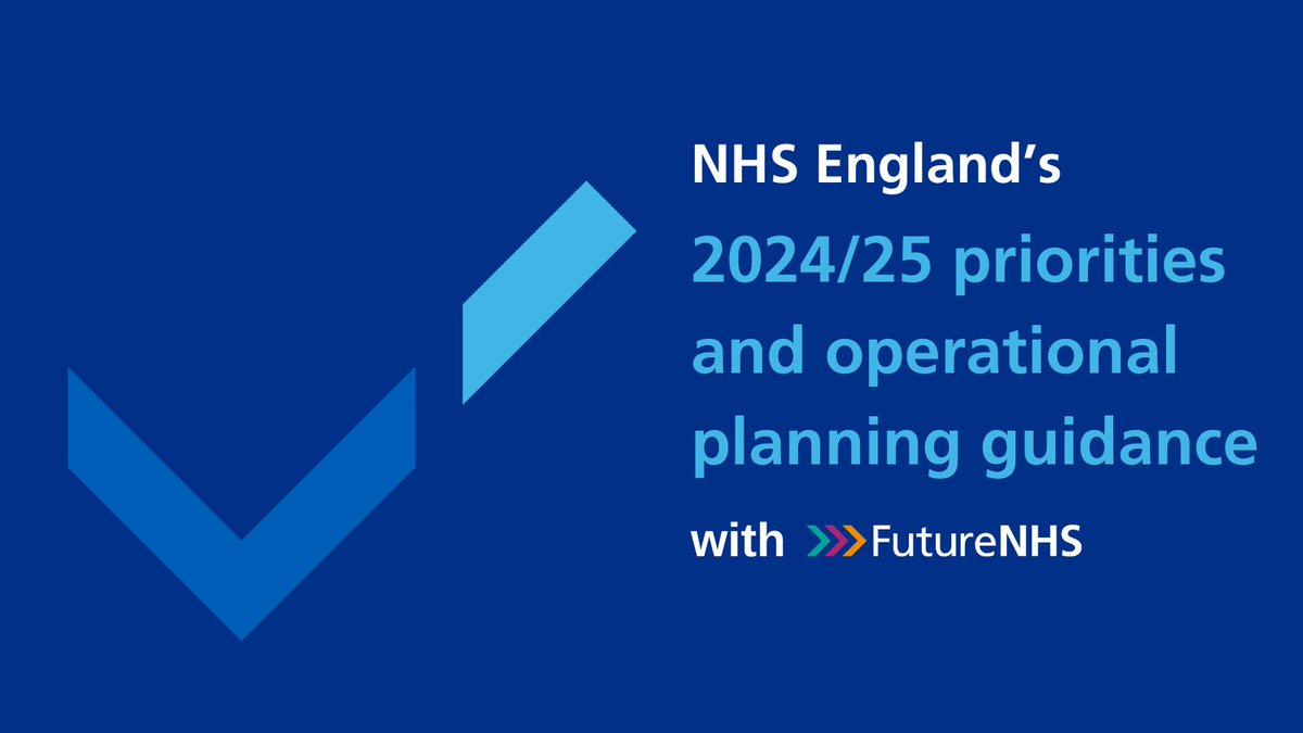 Navigate NHS England's 2024/25 priorities and planning guidance with ease. ☑ Explore relevant FutureNHS workspaces and access insights on our Community Blog: bit.ly/49D3r6F #FutureNHS #connect #share #learn #NHSEngland