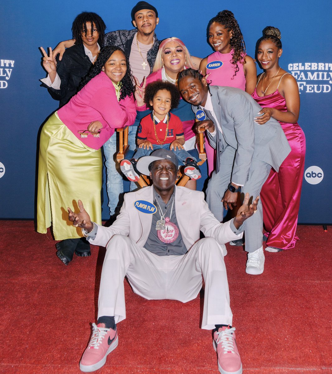 Flavor Flav looking great With all of his 8