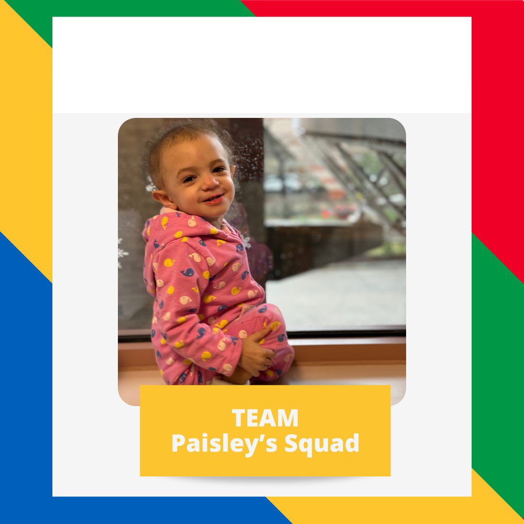 “We are Strolling to support Paisley and all children, past and present, at The Tomorrow Fund. Paisley started her journey with The Tomorrow Fund at 9 months old and has now spent half her life growing up with who we consider a second family compiled of her TTF team…”