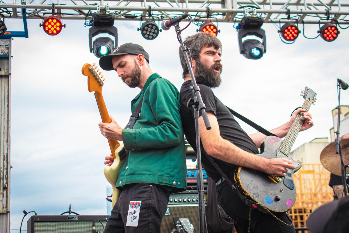 It's a @MurderCity and @TitusAndronicus kind of day ☀️🎶🎸 📍@FranticCityNJ