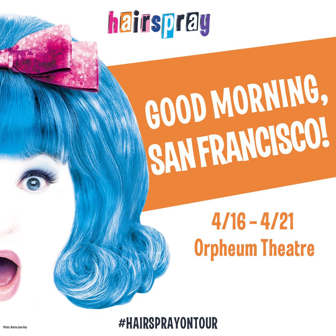 School is back in session and we're bringing the beat to San Francisco all week! Grab your dancing shoes and join the dance party! You Can't Stop the Beat of Hairspray San Francisco!