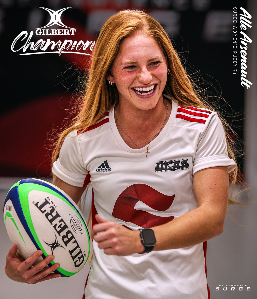 SLCSurge's tweet image. Congrats to Surge's Alle Arsenault on becoming one of this year's Gilbert Rugby Champions! 

#SurgeTogether #GrowTheGame #GilbertChampions
