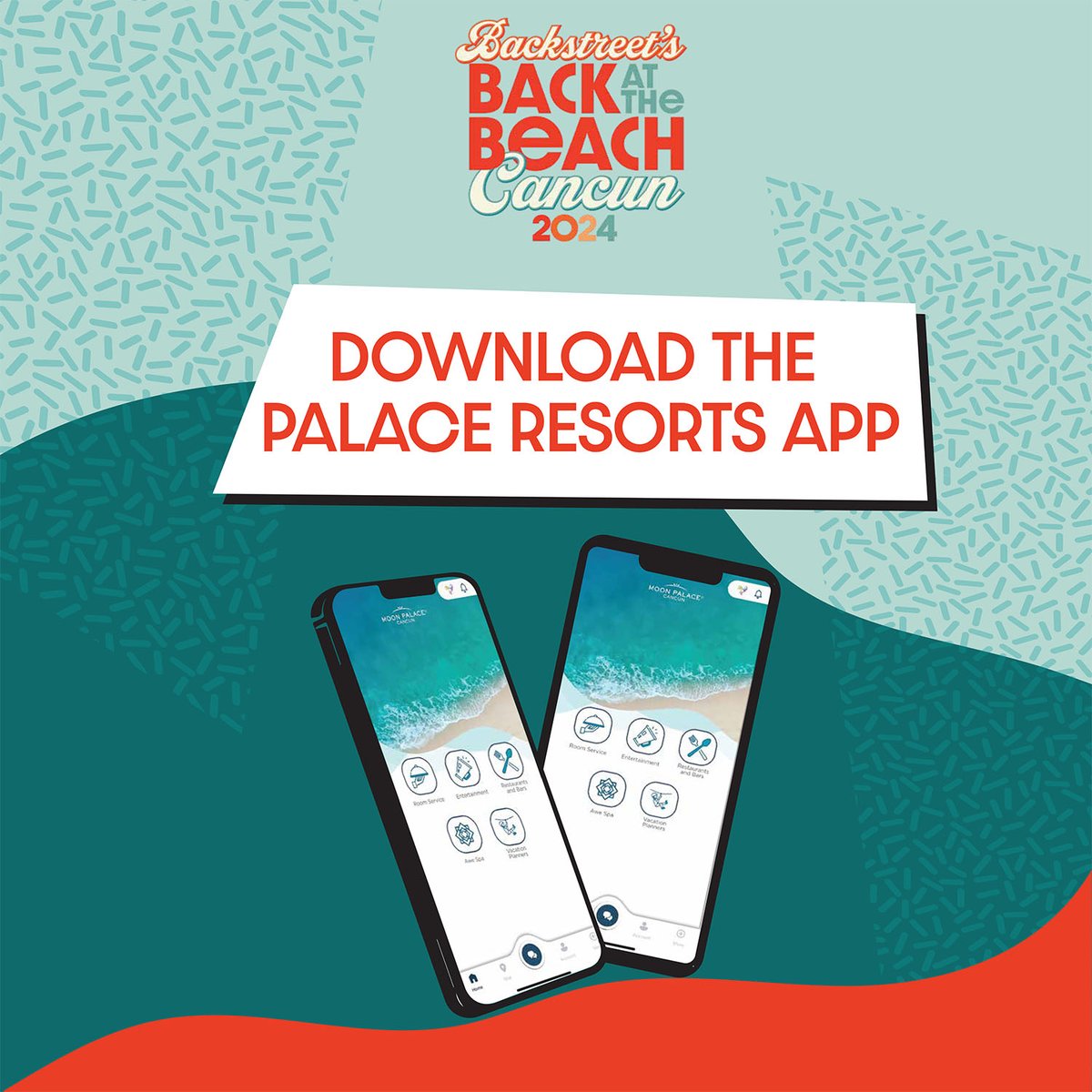 Get your hands on the @PalaceResorts app before you arrive in Mexico so you can begin to explore Moon Palace, learn how to order Room Service during the event, make Awe Spa reservations, and more! 📲