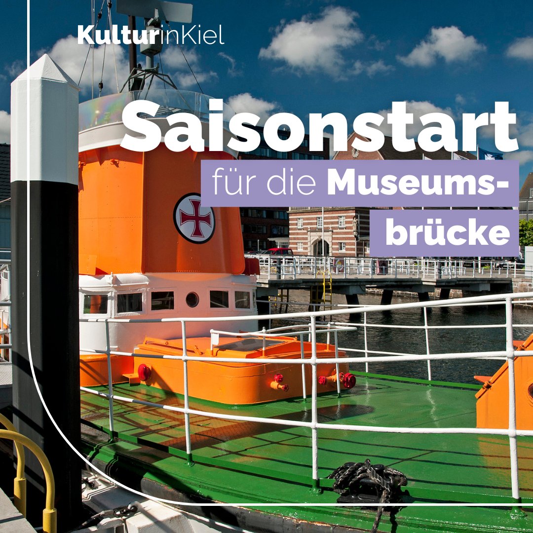 Für die drei Museumsschiffe des #Kiel​er Stadt- und Schifffahrtsmuseum beginnt morgen der Sommer. Denn am 16. April startet die Saison an der Museumsbrücke vor dem Schifffahrtsmuseum Fischhalle am Wall 65. Mehr auf kiel.de/kultur.