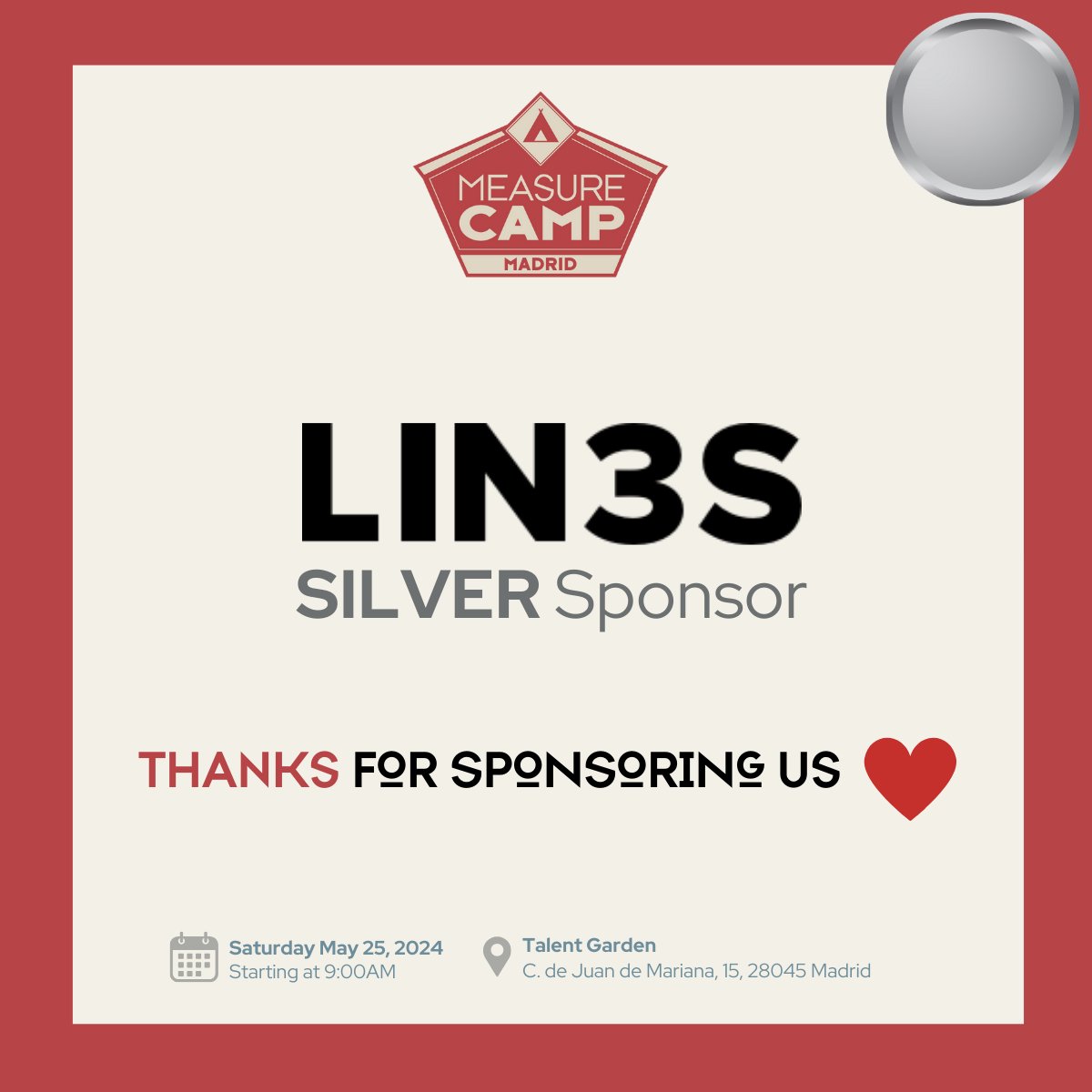 You know @lin3s? They're a business consultancy rocking a team of over 100 pros! Born in Bilbao, they've expanded to cities all over Spain and even have a presence in France and Portugal.

And they're also backing #MeasureCampES! They're seriously awesome!
#measurecamp
