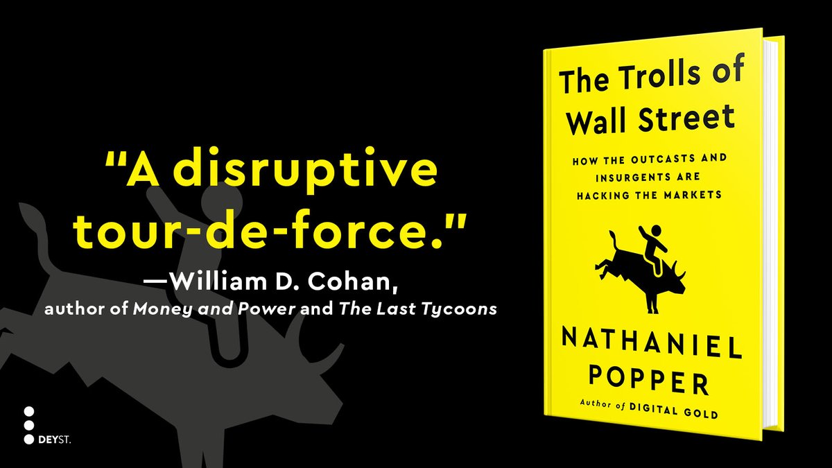 Learn how an entire generation changed the way they — and now all of us —think about money, investing and the markets. Preorder a copy of THE TROLLS OF WALL STREET from @BNBuzz to get the true inside story of WallStreetBets bit.ly/trollsbn