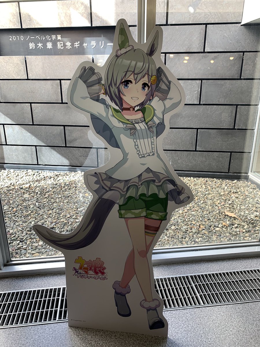 hiphaist's tweet photo. むかわ町に新しく設置されたウマ娘パネル。新千歳空港からも近く、JR鵡川駅から歩いて行くことも可能。
セイウンスカイは道の駅四季の館。日高方面のウマ娘パネル設置場所は温泉や入浴施設併設のところが多いですがここもそうですね。
日高町以東のパネル巡りの前に寄るのもいいですね。
ツリーに続↓ https://t.co/0eEutKVEQT