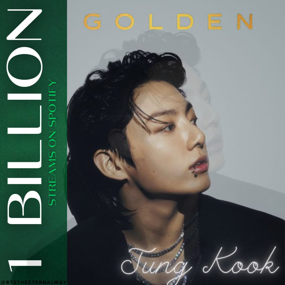 ✅Количество прослушиваний альбома 'GOLDEN' Чонгука на Spotify превысило 1 миллиард

'GOLDEN' становится первым альбомом азиатского артиста, который достиг 1 миллиарда прослушиваний Spotify в 2024 году

#BTS #JUNGKOOK #JK