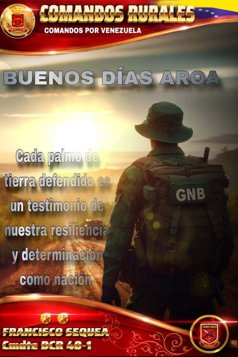 CompaniaRurales's tweet photo. #15Abril #FANB y la #GNB " cada palmo de tierra defendido es un testimonio de nuestra resiliencia y determinación como nación. "

#IntegrarEsVencer . https://t.co/tjIpUFMAS4
