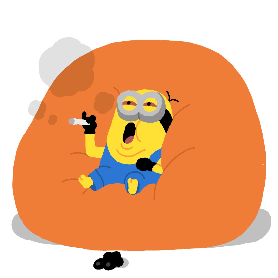 minion smoking