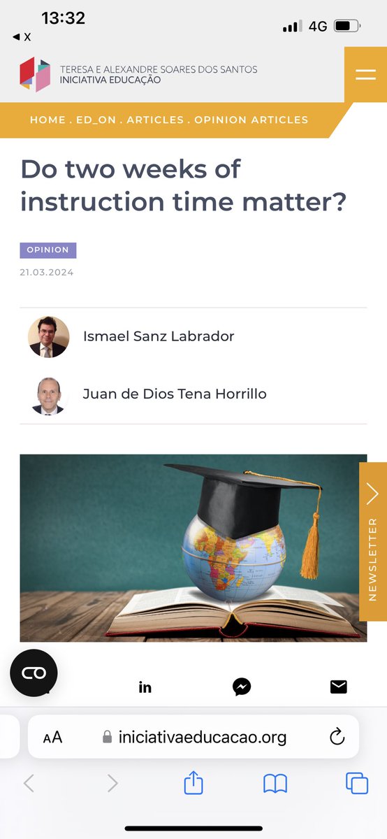 El trabajo de los docentes se nota!! La reducción de dos semanas de clase disminuyó las competencias de los alumnos afectados en las pruebas externas del año siguiente. Nuestro artículo en <a href="/KyklosReview/">Kyklos Review</a> resumido en <a href="/Iniciativa_Educ/">Iniciativa Educação</a> iniciativaeducacao.org/en/ed-on/artic… onlinelibrary.wiley.com/doi/full/10.11…