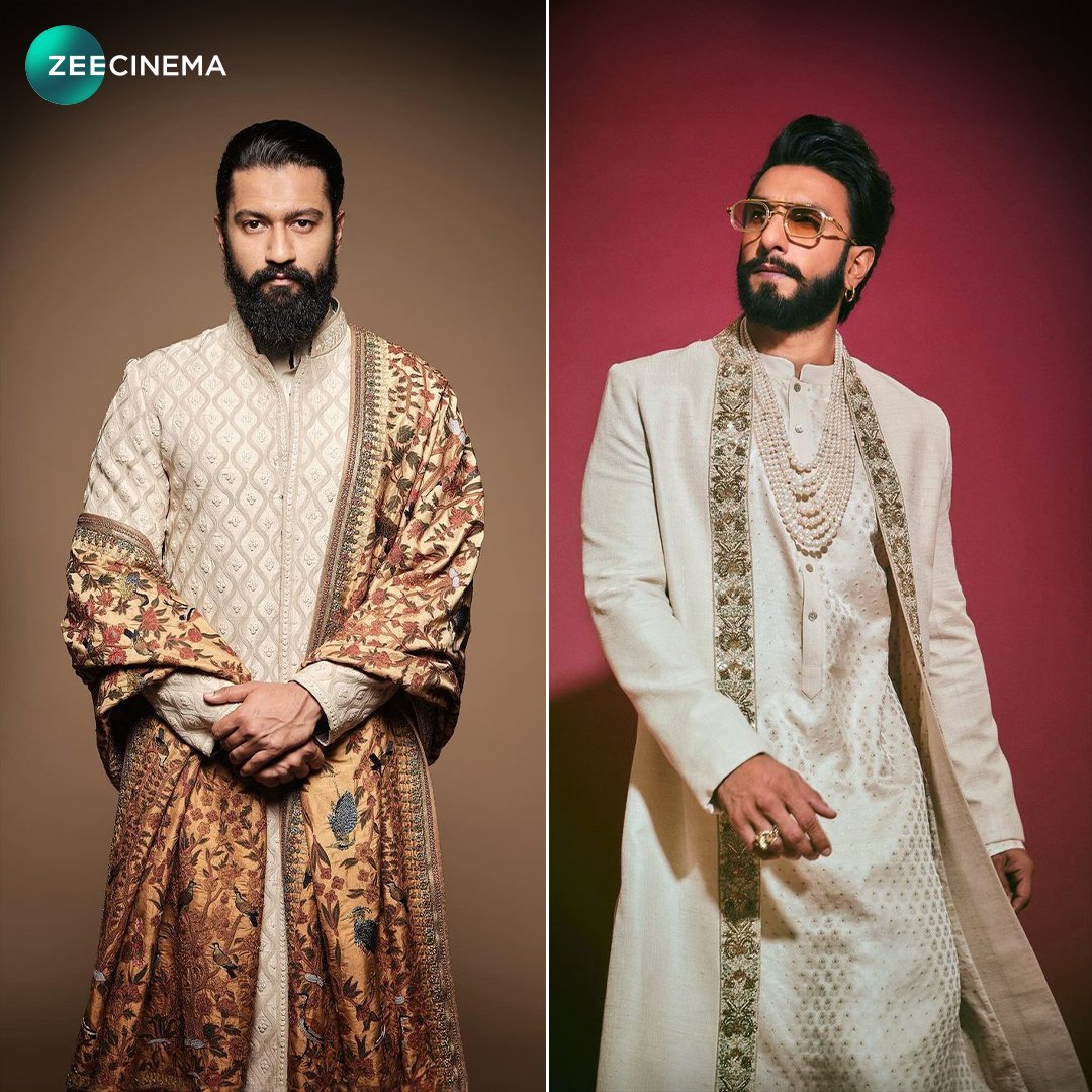 Between these handsome hunks - @vickykaushal09 and @RanveerOfficial - whose style do you admire the most?  

Image Credit - Vicky Kaushal and Ranveer Singh’s Instagram  

#ZeeCinemaME