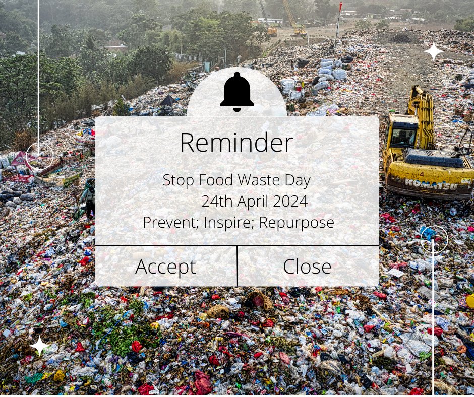 A week to go until Stop Food Waste Day🌎

@EastAyrshire @VibrantEAC @ScotGovNetZero

Set your reminders and get involved!!❤️

#CleanGreenEastAyrshire #eventreminders #ClimateEmergency #FoodWaste