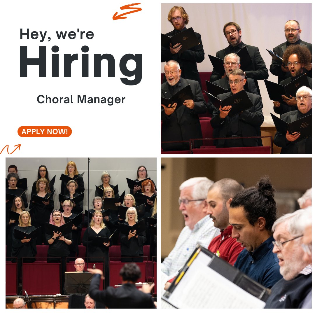 We’re recruiting a Choral Manager! cezanneondemand.intervieweb.it/liverpoolphil/… In this role, you’ll plan Royal Liverpool Philharmonic Choir rehearsals, concerts and other associated activities to support the delivery of the Singing Strategy. Applications are due at 12 noon Friday 19 April 2024
