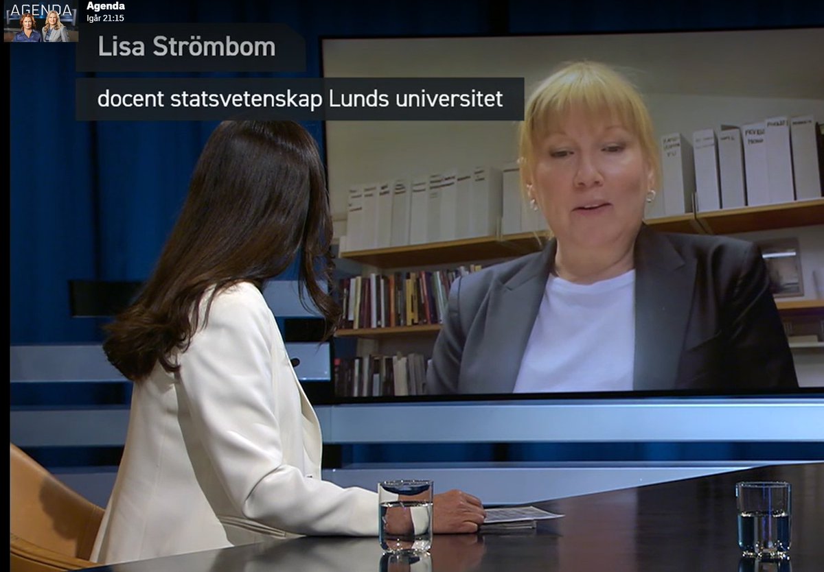 Farlig upptrappning efter Irans drönarattacker mot Israel. Docent Lisa Strömbom från Statsvetenskapliga institutionen i Lund kommenterar helgens våldsupptrappning mellan Iran och Israel. @Strombomlisa Se Agenda i SVT här: svtplay.se/video/e5d26G7/…