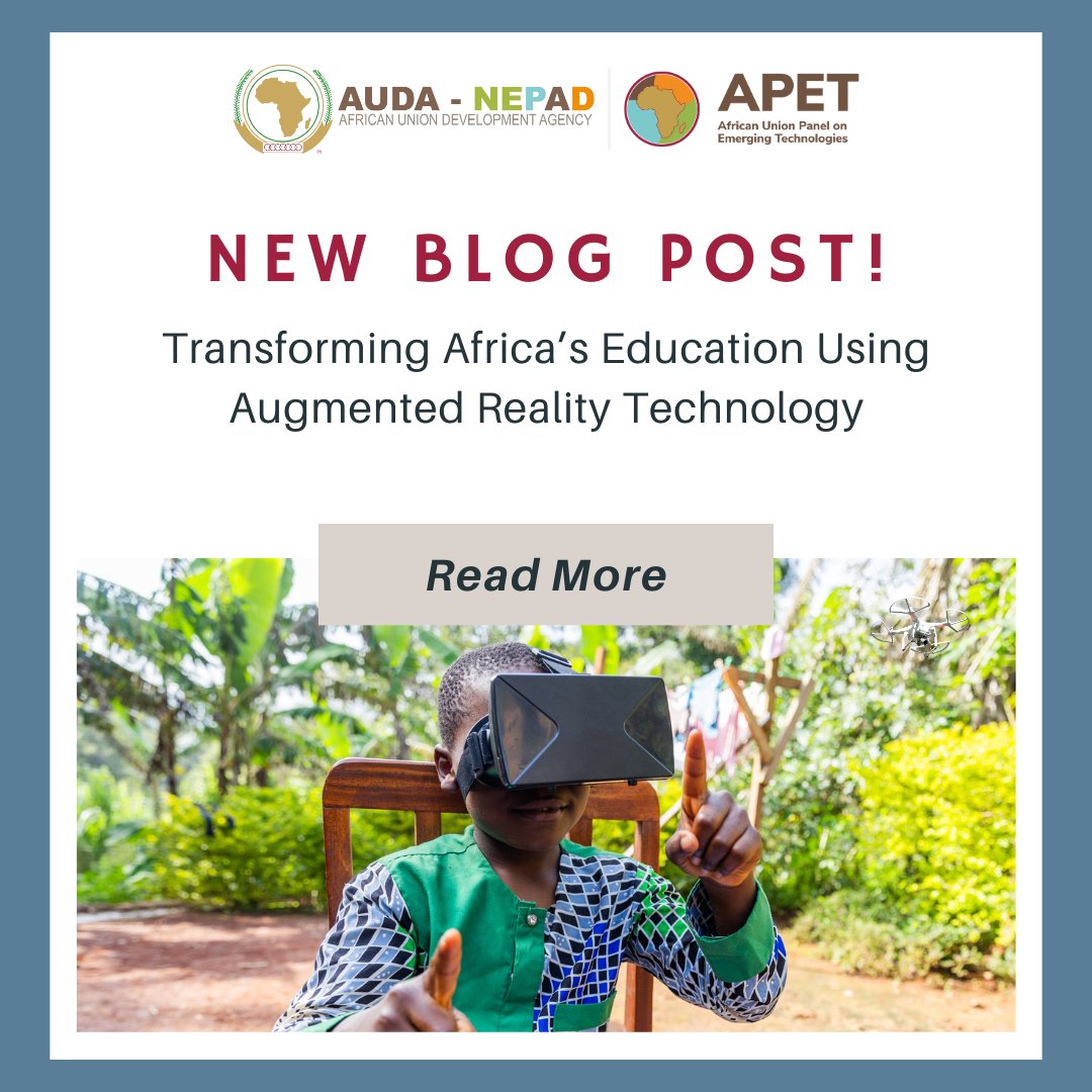 The future of education is here, and it's augmented. See how #AugmentedReality is revolutionising classrooms across Africa, making learning more interactive, engaging, and accessible 👉🏽 bit.ly/4cWAUMi  

#APET #FutureOfLearning #EdTech #EmergingTechnologies