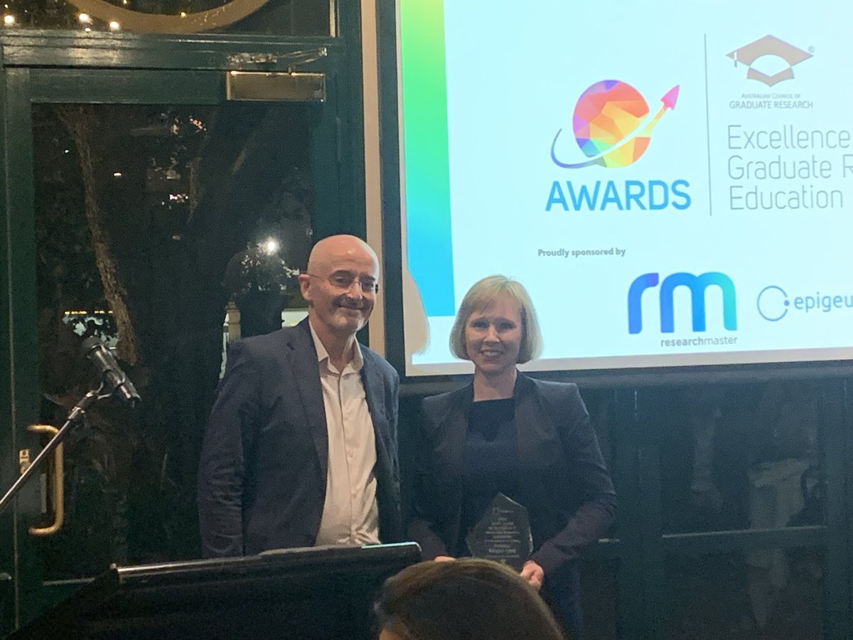 Celebrating Prof Megan Lord receiving the 2024 ACGR Award for Excellence in Graduate Research Leadership - an outstanding recognition of one of UNSW’s graduate research leaders