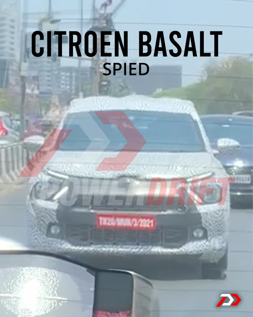 PowerDrift's tweet photo. From "Vision" to reality 👀
The recently announced Citroen Basalt Vision was spotted out testing and dare we say - it looks pretty cool!
#PDArmy, what’s your take on coupe SUVs?
#PowerDrift #PDArmy #Citroen #CitroenBasaltVision #CitroenBasalt #carspotted #carspotting #coupe https://t.co/bt0LaDB384