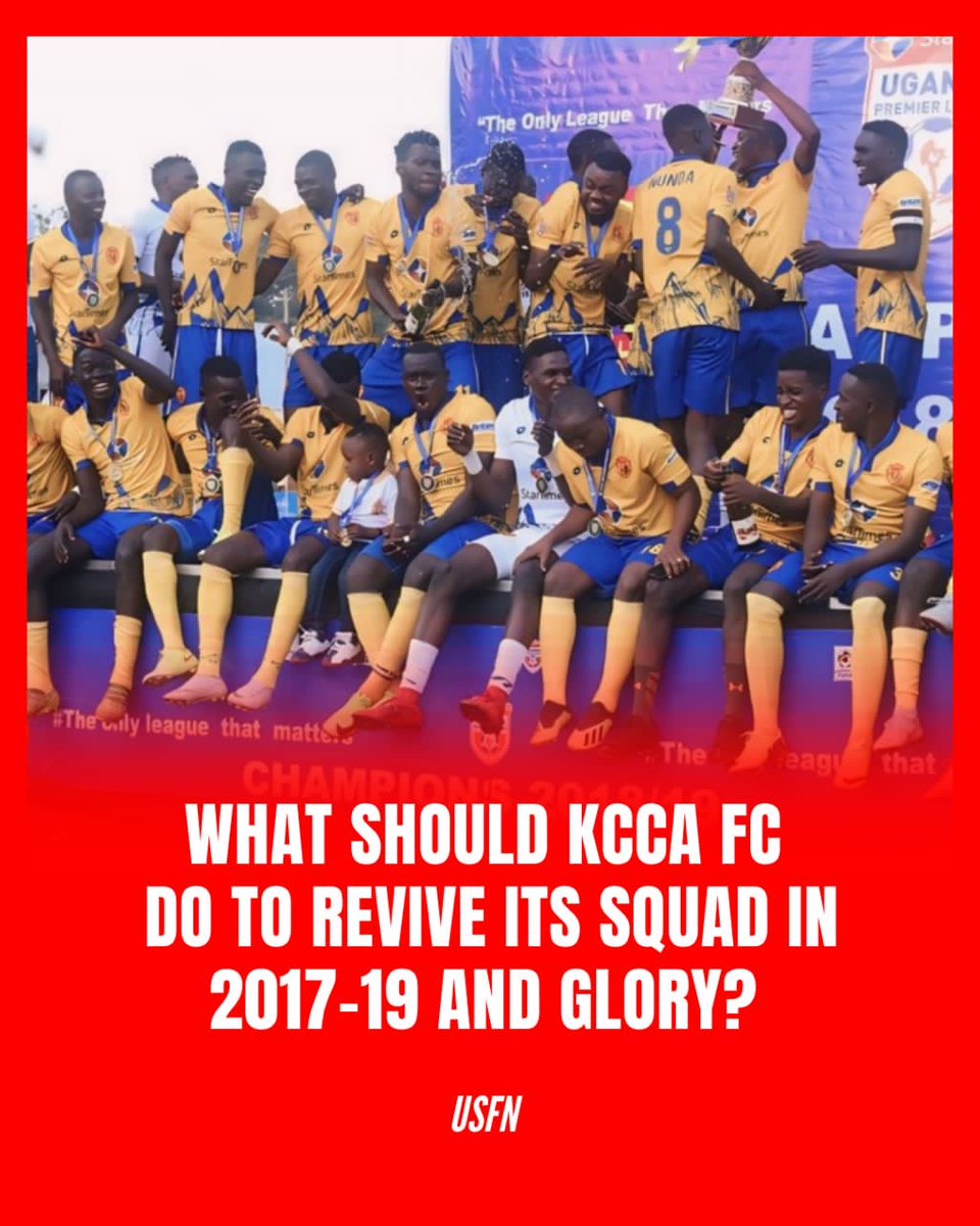 What would you change in KCCA FC to get it back to the top? 

#USFN | #ForTheFans