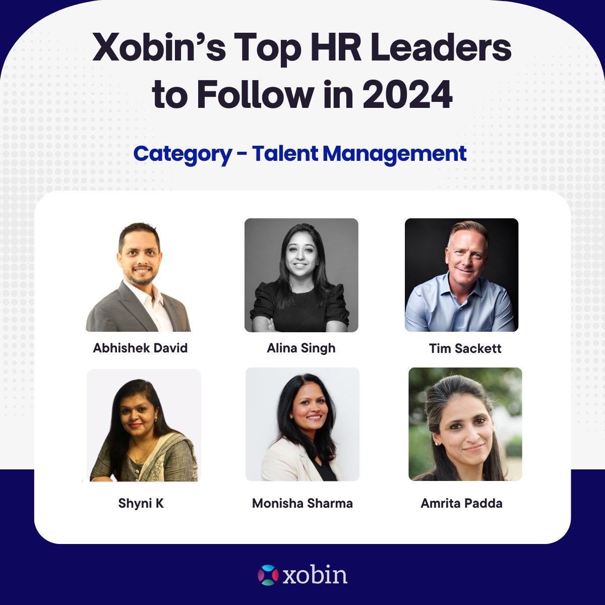 Here are the Elite Leaders in Talent Management!! In the intricate landscape of human capital, these leaders stand as architects, shaping the future of organizations through their unparalleled expertise in talent management. xobin.com/blog/top-50-hr… #HRLeaders2024
