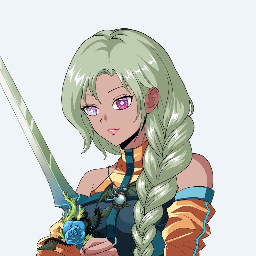 ZokioFlo's tweet photo. She halted around 10metres away. The masked figure was carrying intimidating flame tinged Scythe. Flo hasn't a moment to waste,she channeled, the energy darted down the blade aimed square at the demonesque figure, it piercingly swam through the air #day69  #FinalDay @zokioverse❤️ https://t.co/tbLgK3PTXs