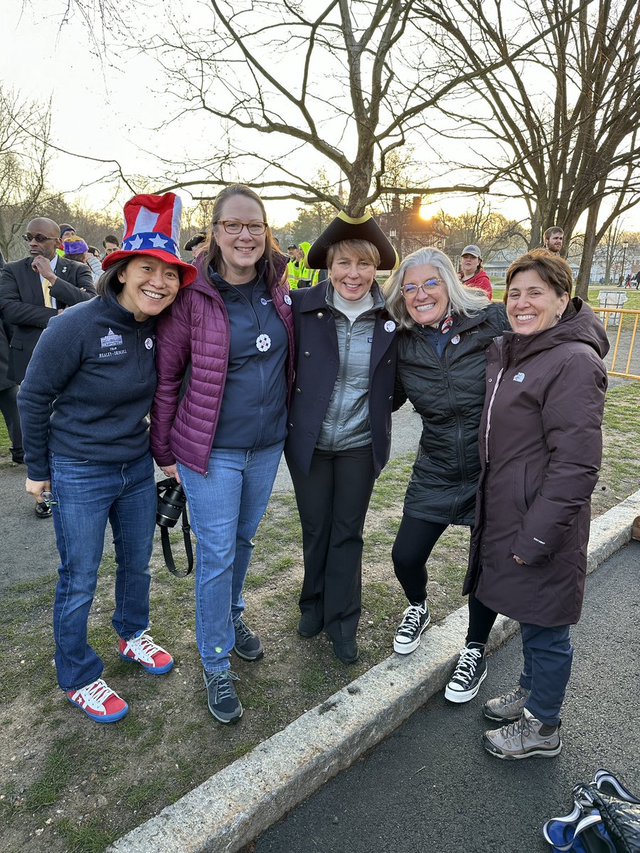 What a glorious morning for America! The best way to kick off Patriots Day is in Lexington watching the reenactment on the Battle Green. Even more excited to celebrate 250 years of revolutionary history in Massachusetts next year!