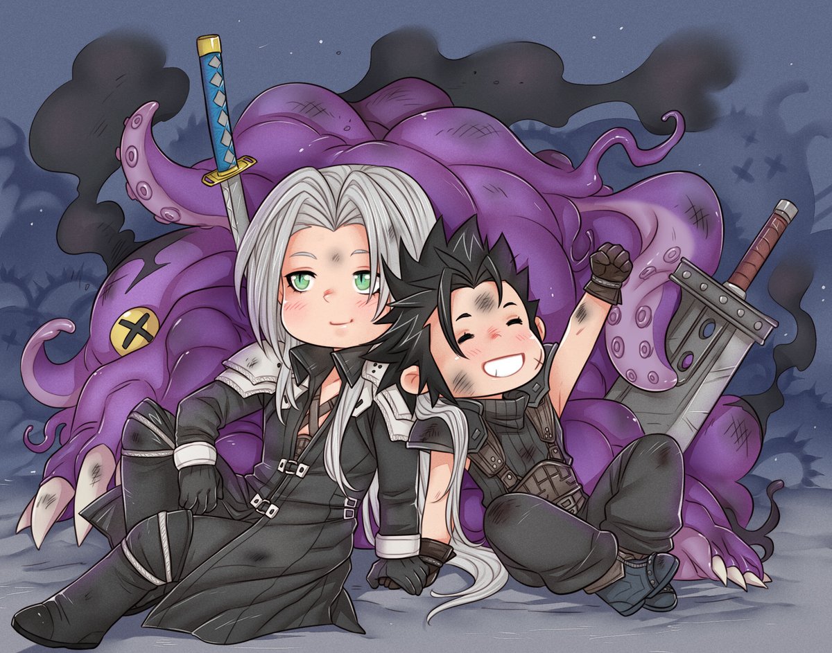 conflict resolved!~ ⚔️✨ #FF7R #ZackFair #Sephiroth