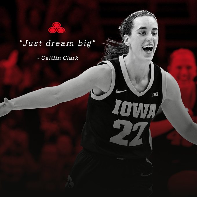 Caitlin Clark is the #1 draft pick for the WNBA. #StateFarmWDraft