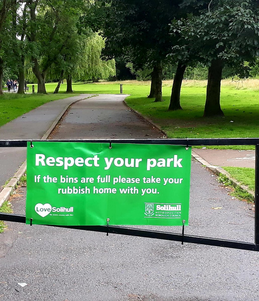 Family from another part of the country were gobsmacked at the littering, bad driving / parking in #Birmingham & #Solihull on the weekend. At Malvern Park we saw people throwing rubbish onto the grass. Thank you to the people who helped me to #callitout & get them to pick it up.