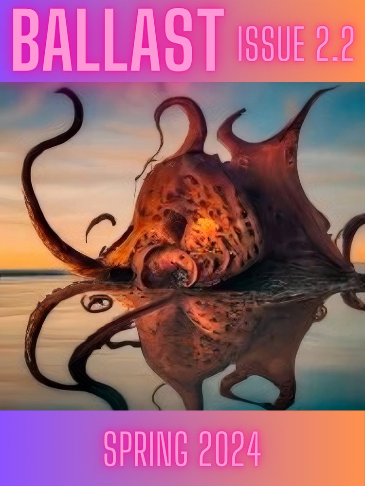 ballast (@ballastjournal) on Twitter photo 🐙ballast 2.2 is alive 🐙
featuring poetry by Kristin Lueke, Elijah Guerra, <a href="/JoseHernandezDz/">Jose Hernandez Diaz</a>, Sharon Denmark, <a href="/dialogofadream/">Erin Schallmoser 🐺</a>, <a href="/simkinsandrade/">Jonathan Simkins</a>, <a href="/ParkerLogan13/">parker logan</a>, @ianwilliamspoet, Robert Caret, Alex Bernstein, <a href="/TrampolinePoet1/">Trampoline Poetry</a>, Nico Vassilakis...
ballastjournal.com/issue-22-table… 🐙ballast 2.2 is alive 🐙
featuring poetry by Kristin Lueke, Elijah Guerra, <a href="/JoseHernandezDz/">Jose Hernandez Diaz</a>, Sharon Denmark, <a href="/dialogofadream/">Erin Schallmoser 🐺</a>, <a href="/simkinsandrade/">Jonathan Simkins</a>, <a href="/ParkerLogan13/">parker logan</a>, @ianwilliamspoet, Robert Caret, Alex Bernstein, <a href="/TrampolinePoet1/">Trampoline Poetry</a>, Nico Vassilakis...
ballastjournal.com/issue-22-table…
