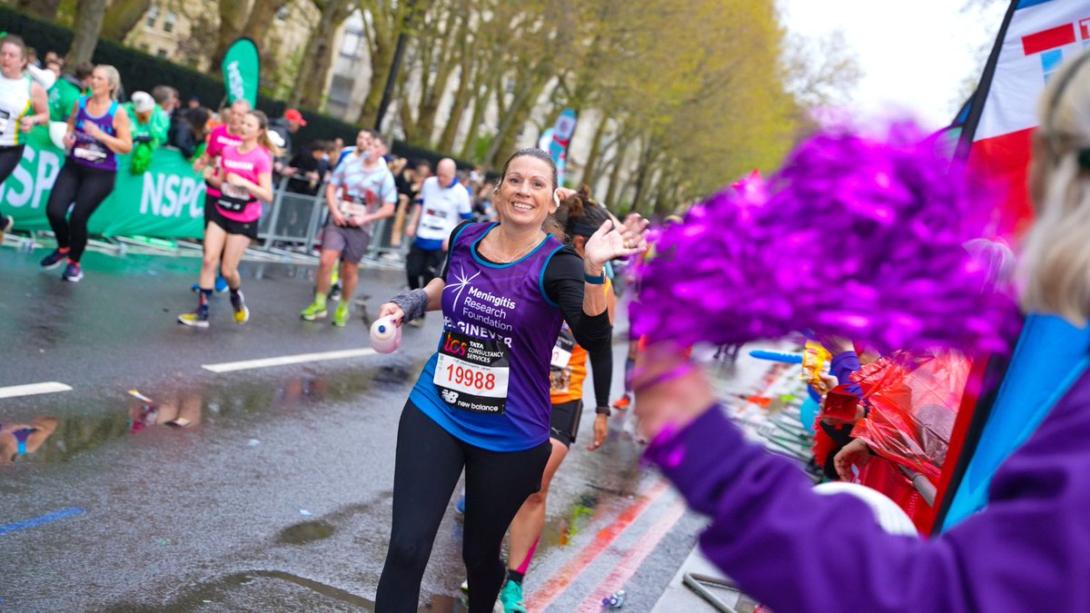 Just a few days to go until the 2024 TCS London Marathon! 🏃‍♀️🏃‍♂️ Shoutout to our incredible runners – we’ve loved watching your progress. 🤩 Share your reasons for running below. #TeamMRF #LondonMarathon #DefeatMeningitis