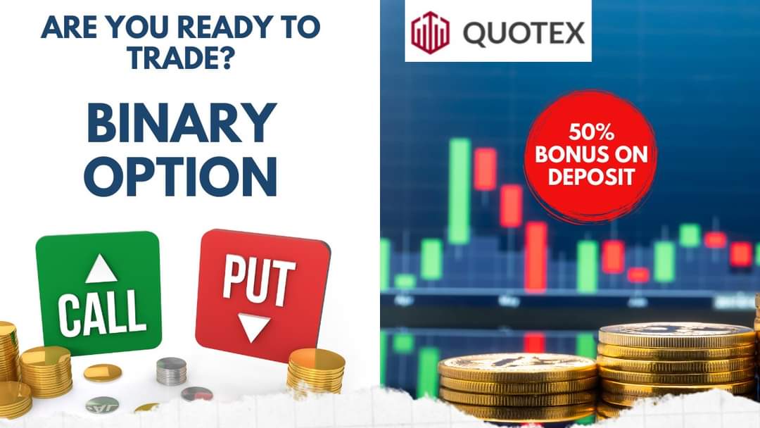 4Tradequotex's tweet photo. Ready to Start Trading?
Join us today and get a 50% bonus on first deposit!
๐ https://t.co/t5jWr0P02y
#OptionsTrading
#BinaryOptions #TradingSignals #StockOptions #ForexOptions #TradingStrategies #OptionsEducation #BinaryTrading #OptionsMarket #TradeOptions #BinarySignals https://t.co/Rqe4JiOhRb