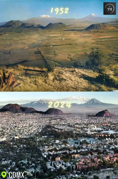 El antes y después de la Ciudad de México 🇲🇽🤔
