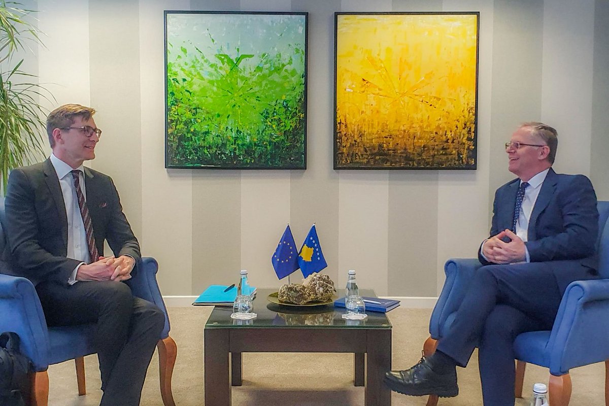 A pleasure as always to meet w/Deputy Director-General of EEAS, Marko Makovec. Our talks were focused on recent developments, our path forward in EU integration & our potential for growth. I also reiterated the need for measures to be lifted, as they continue to be unjust.