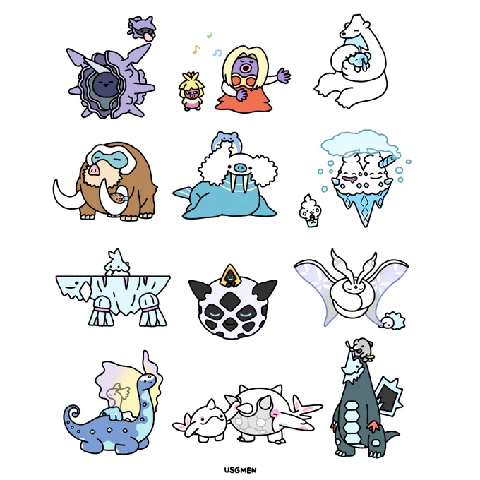 3タイプのポケモン親子② 