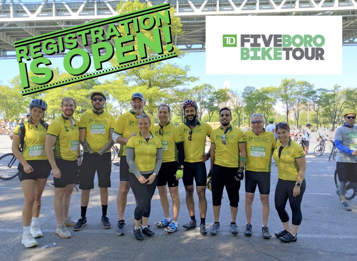 TIme is running out to register for the Five Boro Bike Tour on May 5th. Be a part of creating smiles and making dreams come true by riding with Team MLF. Together we will ride and fundraise for our foundation. Register Today: fundraise.givesmart.com/vf/24TDBIKE