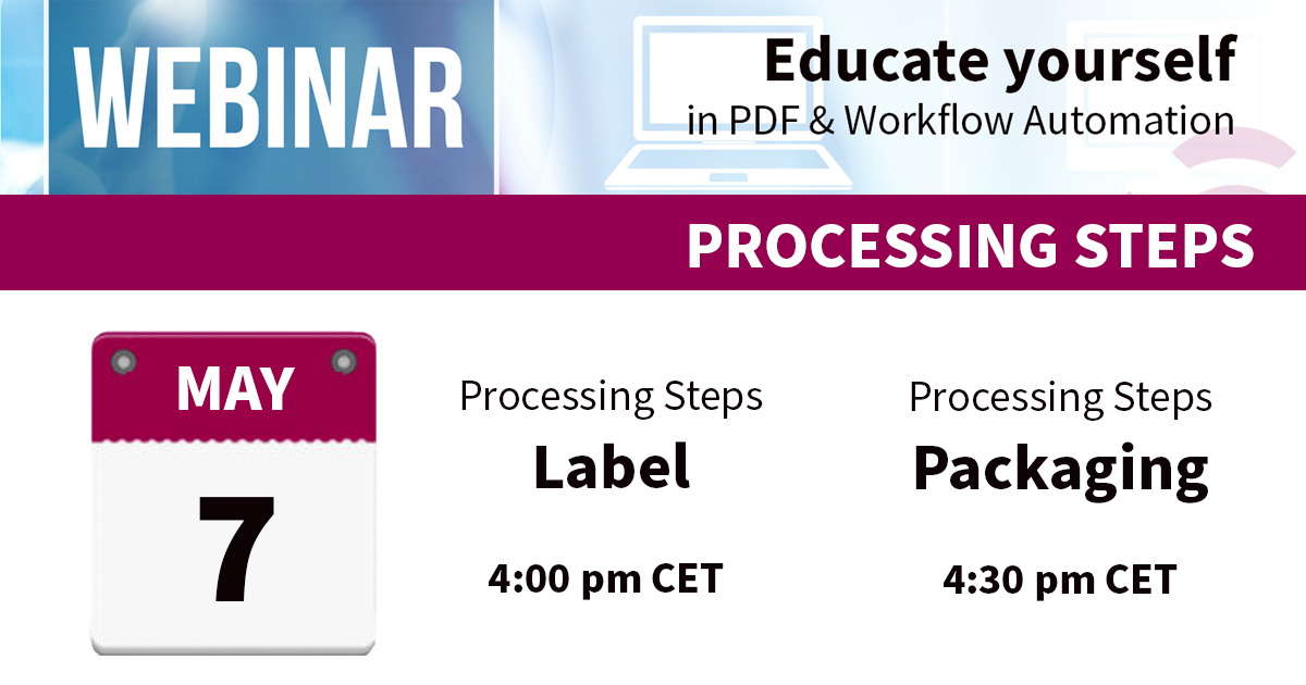In our upcoming webinar on May 7th at 4pm CET, you will learn what processing steps are and how they can be used in products and workflows available on the market today both for packaging and label production.

More info and registration: gwg.org/learn-more/web…
