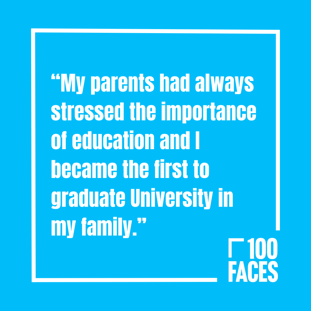 Going to University transforms lives 🎓

So, we’re joining @UniversitiesUK to celebrate the achievements of first-generation students. 

We’re proud to share that UCL (@UCLSoM) alumna Sara Berkai features in their #100Faces campaign! 

Here’s her story: ucl.ac.uk/news/2024/apr/…