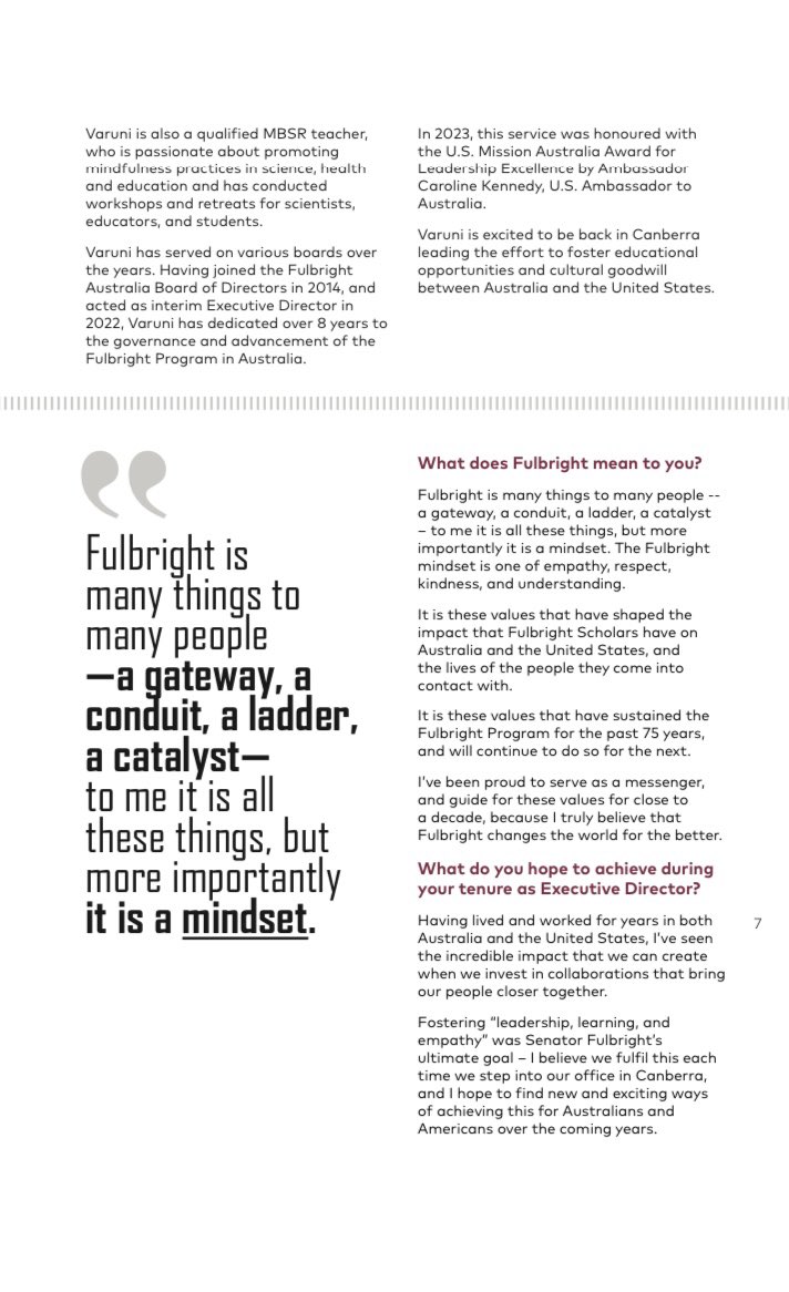 Delighted to hear @vkulasekera is Executive Director of @FulbrightAUS . Prior to 🇦🇺 & PhD 🇺🇸, in 🇱🇰 Varuni worked on many projects (e.g. with F Prashantha Amerasinghe on mosquitoes of Sinharaja & with K V Krombein et al @NMNH_Entomology @smithsonian . issuu.com/australianamer…