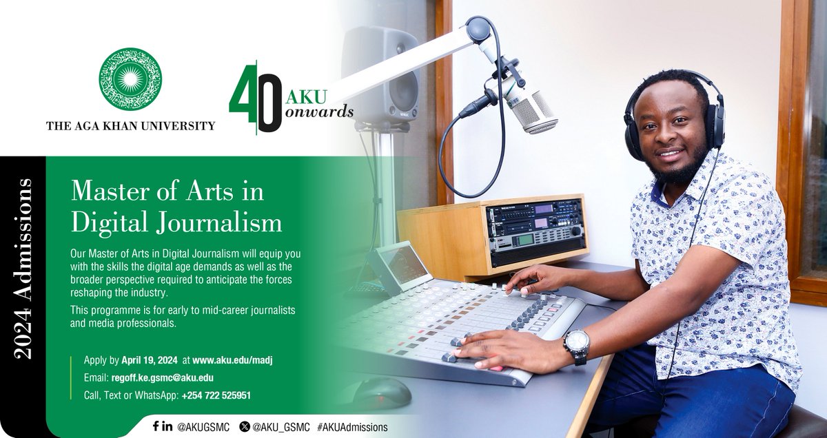 AKU Graduate School of Media and Communications tweet media