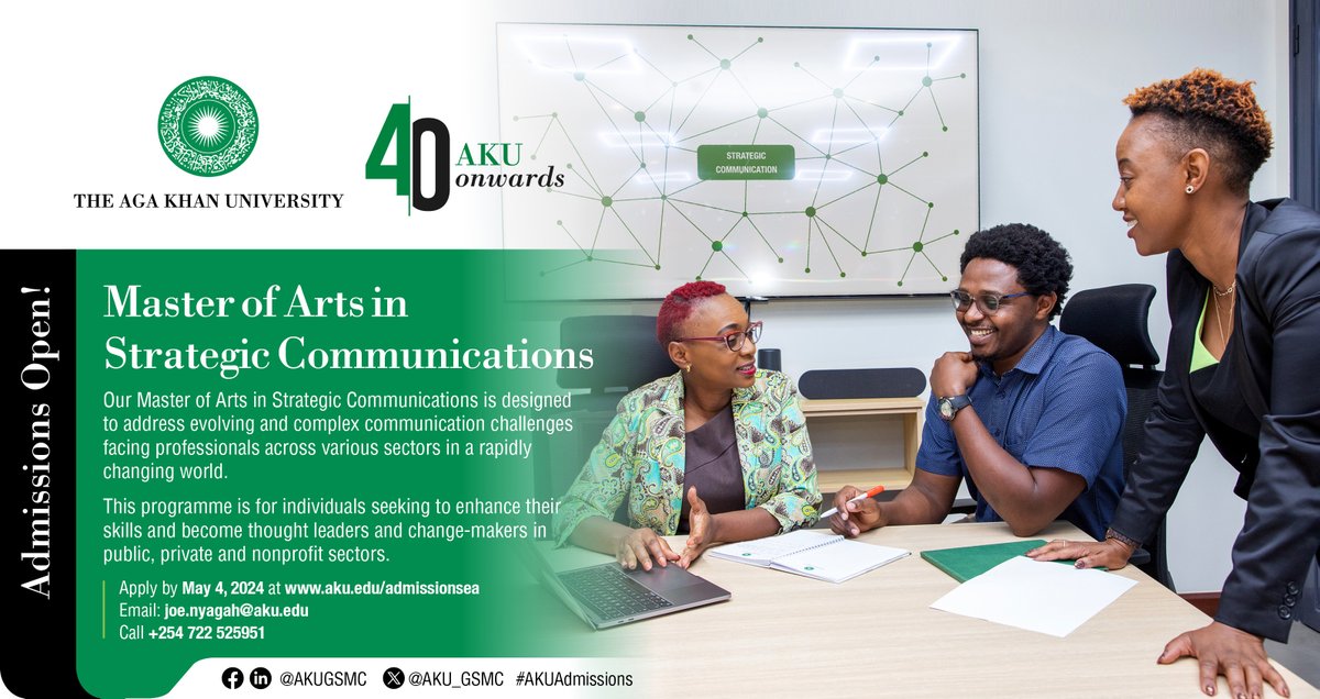 AKU Graduate School of Media and Communications tweet media